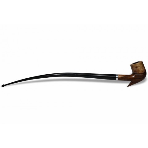Cachimbo Churchwarden Extra Longo Encerado com Bico (Aceita Filtro 9mm) Resina - EX L (PRA) CB 1
